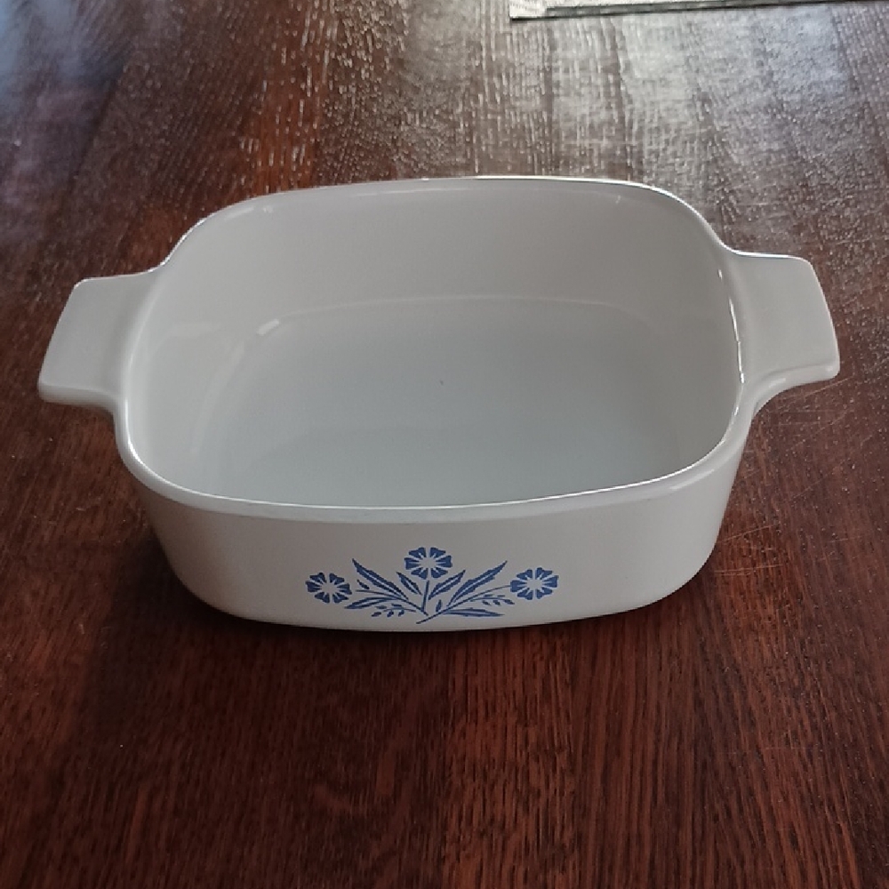 CorningWare Blue Cornflower Square Baking Dish b150